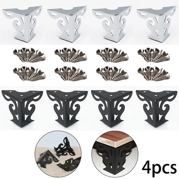 

4pcs Set Tea Table 8cm Legs Furniture Couch Sofa Cupboard DIY Metal Feet Repair
