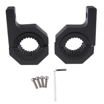 

Easy Install 2 Pcs Bumper Roll Bar Lamp Mount Bracket 35mm~51mm