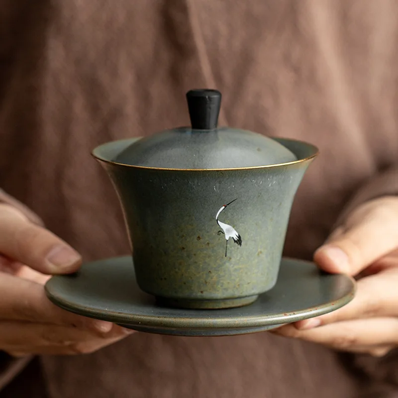 LUWU керамический гайвань tureen китайские чайные наборы посуда для напитков 130 мл |