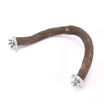 

New Pet toys Parrot, log standing bar U shaped toy bar stop biting toy