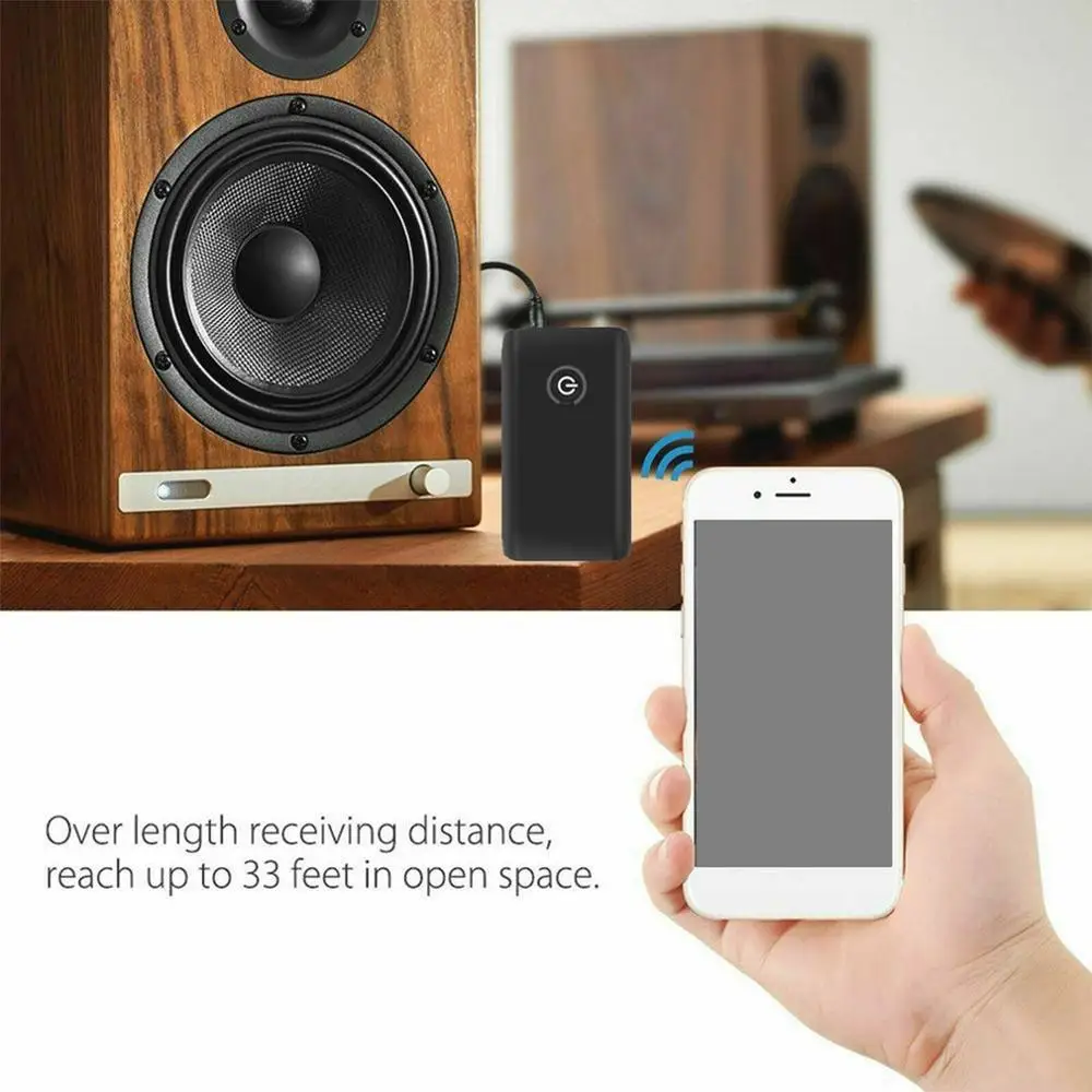 2 в 1 Bluetooth 4,0 приемник и передатчик беспроводной адаптер Bluetooth аудио с 3,5 мм AUX аудио для домашнего ТВ MP3 ПК