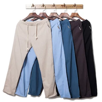 

Jogging Pants Men Summer Casual Slim Straight Sports Running Trousers Male Cotton Homme Pant Pantalones