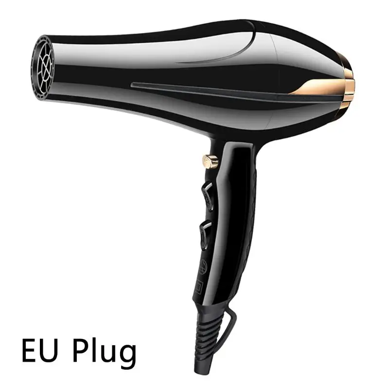 

1800W High Power Hair Dryer Silent Hot and Cold Blower Thermostatic Foldable Electric Hair Dryer Style Tools For Bathroom Home D