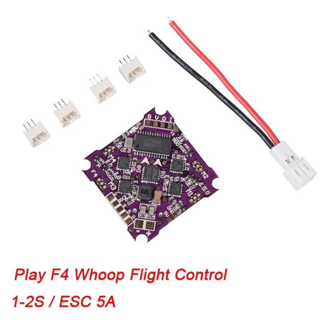 

NEW Play F4 whoop Flight Control 1-2S integrated 4 in 1 Brushless ESC support DSHOT Oneshot125 Multishot PWM for FPV Drone