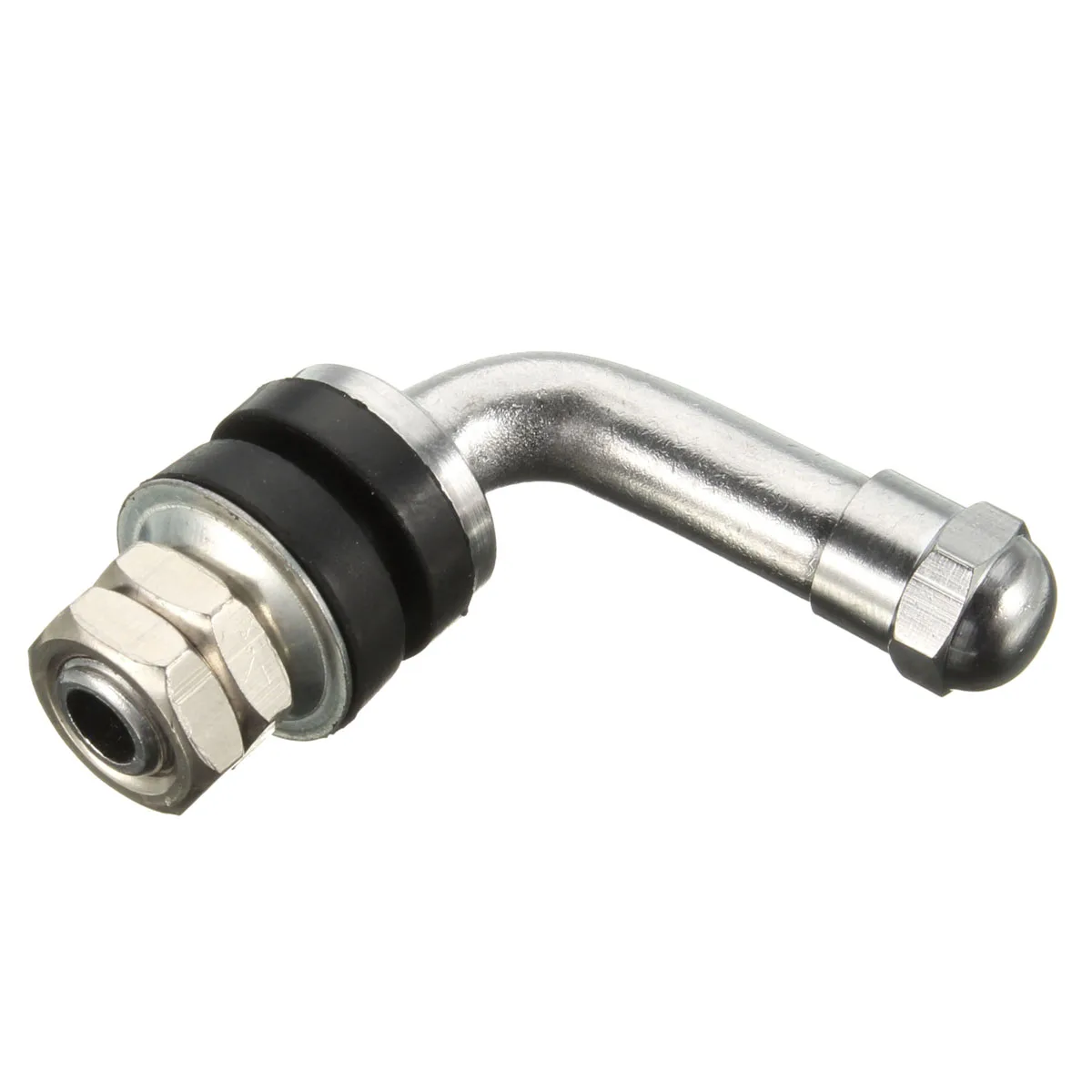 

Hot Sale 90 Degree ALLOY WHEELS VALVES TYRE BOLT IN 512 STEM CHROME TUBELESS & CAP Metal High Pressure