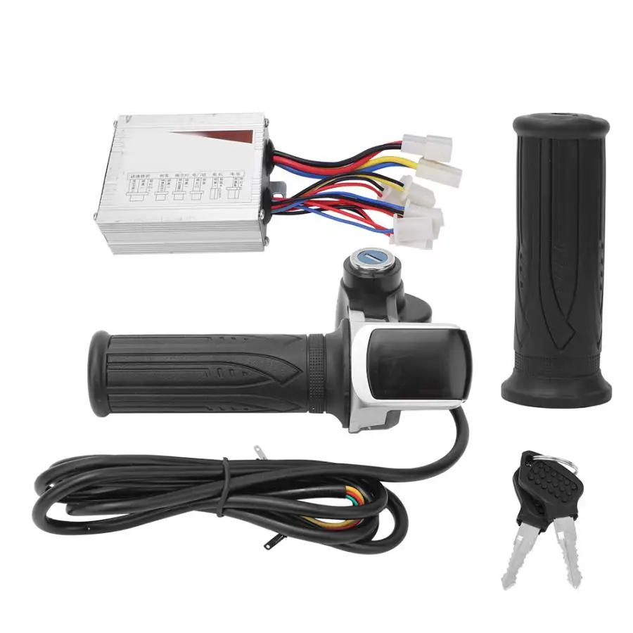 500W 36V Electric Motor Brushed Speed Controller Box Throttle Grip Scooter kit 