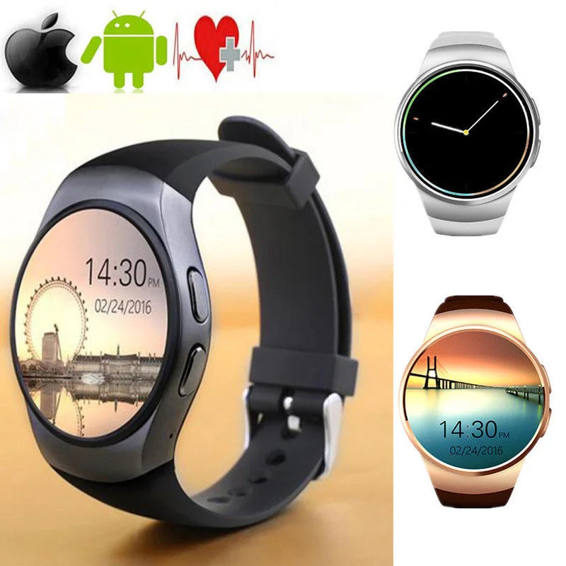 Умные часы Kw18, Bluetooth, gps, позиционирование, пульсометр, шагомер, SIM, умные часы, Android, IOS, мобильные часы, мужские, фитнес-движение