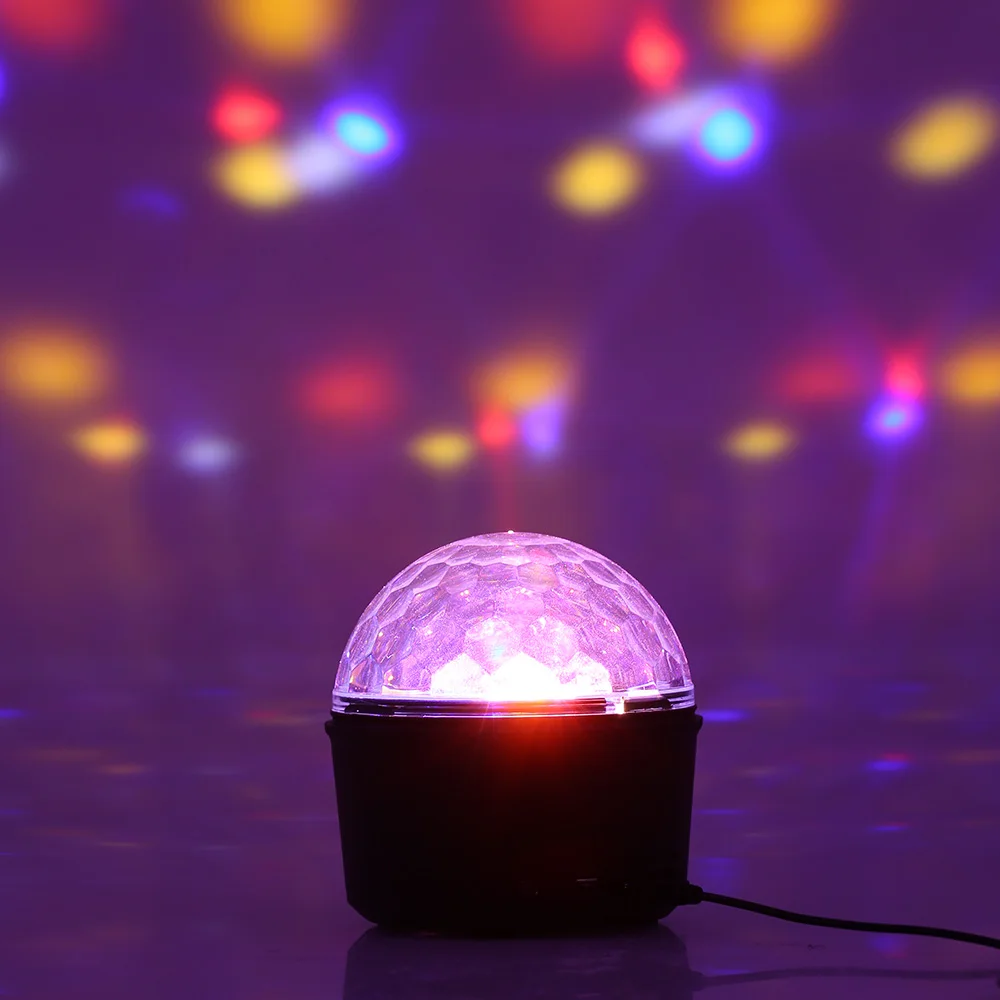 9 Colors Sound Party Lights 9W Disco Ball Light with Remote Control LED Stage Light for Kids Bedroom Wedding Party Christmas
