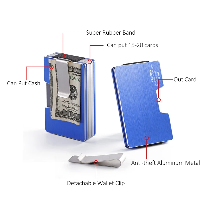 Мужской кошелек с Rfid защитой и отделением для карт|Кошельки| |