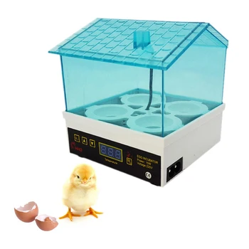 

4 Eggs Incubator Semi-automatic Digital LED Chicken Duck Hatcher Machine Egg Mini Incubator Machine Farm Animal Supplies