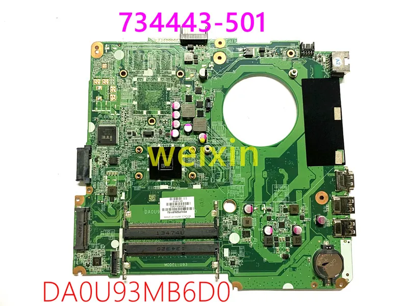 734443-501 734443-001 For HP PAVILION TOUCHSMART 14Z-N 14-N laptop motherboard A4-5000 DA0U93MB6D0 100% test working | Компьютеры и