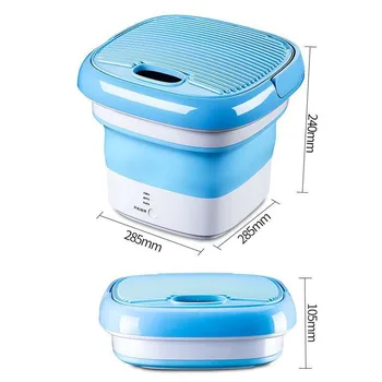 

Mini Underwear Socks Folding Portable Washing Machine Ultrasonic Ozone Washing Machine XH8Z