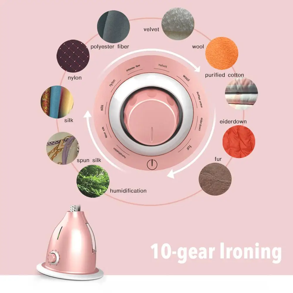 EU Dampfgtter 1750W mit Schnell-Heiz Heizelement und 2 Kleiderbugel, Einstellbarer Dampfdurchfluss, perfekt fur Haushalt - Цвет: EU