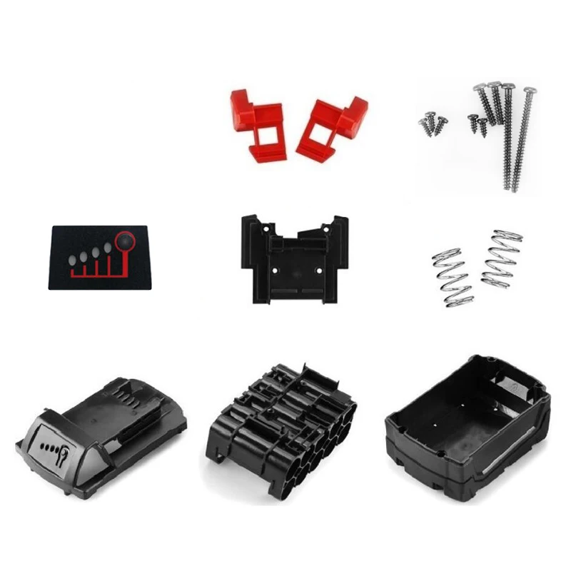 M18-10 пластиковый чехол для батареи печатная плата Монтажная плата коробка для Mil waukee 48-11-1840 18 в 3.0Ah 6.0Ah аккумуляторная батарея электрическая дрель - Цвет: BOX