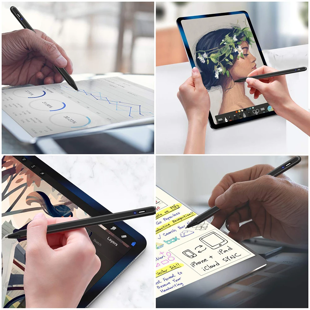 Стилус для яблок iPad Air 3 Mini 5, активный стилус, стилус, умный емкостной карандаш для яблок, карандаш 2 1