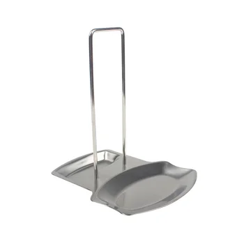 

Soup Spoon Rests Stainless Steel Pan Pot Cover Lid Rack Stand Spoon Holder Stove Organizer Storage Kitchen Accessories