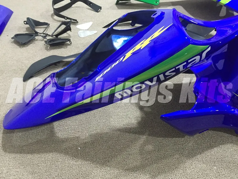 4 подарки литья под давлением ABS Полный обтекатели комплект Подходит для Honda CBR1000RR cbr1000 04 05 2004 2005 тела набор темно-синий