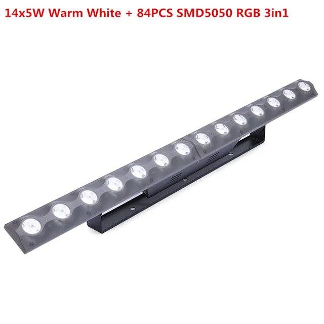 14X5W Светодиодный фонарь, светодиодный луч, 2в1, 12x5 Вт, теплый свет, 72 шт., RGB, 3в1, SMD5050, светодиодный, dmx, fase, licht, dj, disco verlichting - Цвет: 14X5W
