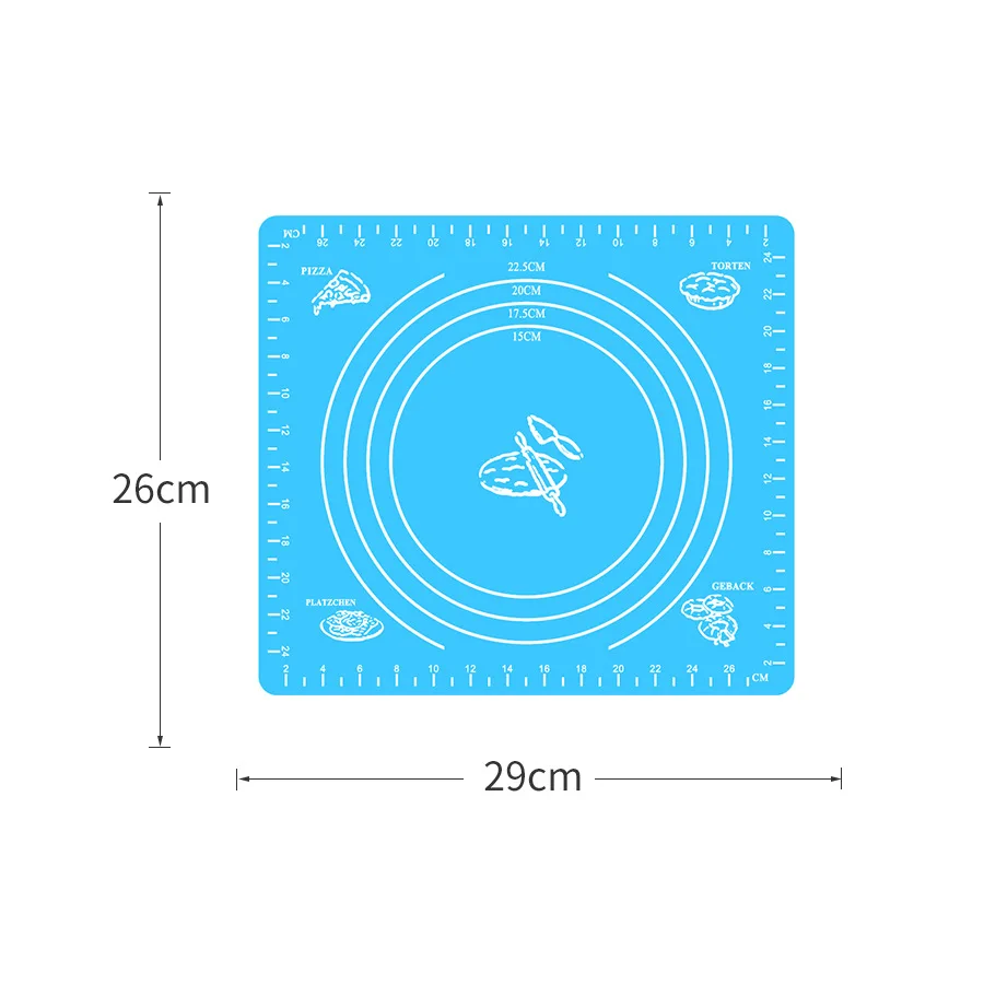 Household Non Stick Silicone Mat Baking Oven Pastry Macaron Cake Mat  Kitchen Plate Baking Rolling Cut Mat Table Kitchen Tools - Price history &  Review, AliExpress Seller - ARMY Life Store