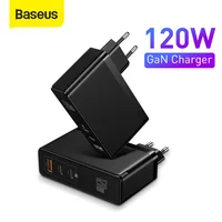 Baseus GaN 120W Ladegerät Schnell Ladung 3,0 4,0 für MacBook Pro Schnelle Ladekabel für Huawei Mate 10 USB C zu Typ C PD Ladegerät