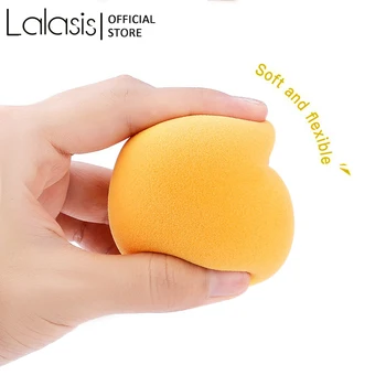 

Lalasis Makeup Sponge Ftuit Mango Shaped Super Durable Soft Smooth High Quality Make Up Tool Foundation Concealer Cream Puff