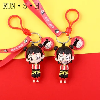 

Creative Lovely Glue Soft Glue Texture Figurine Keychain Gift Activity Where Magic Boy Come Keychain Metal Hardware Key Pendant