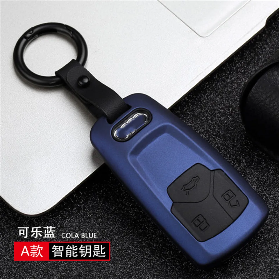 Styling auto In Fibra di Carbonio Cover chiate/telecomando per Audi A4 Nuovo A4L A5 A6L QT S5 S7 Q7 TTS di Protezione chiave Borsette Accessori Auto - Hccda8767543f4a0d8538ca0f098daf7bZ