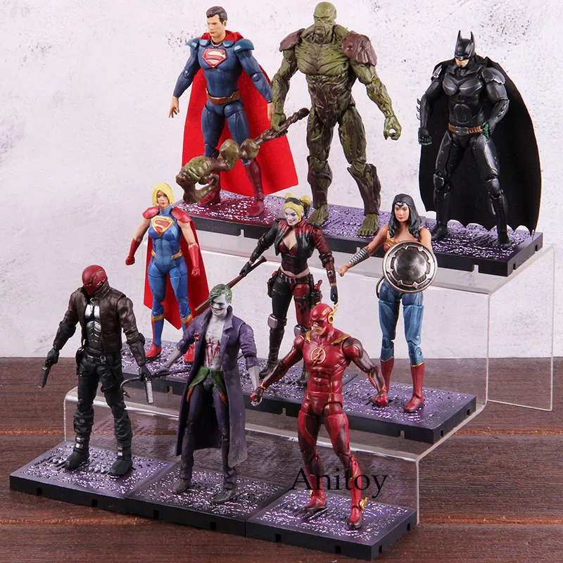 DC Comics Injustice League 2 Wonder Woman Swamp Thing The Joker Harley Quinn Batman Flash Superman