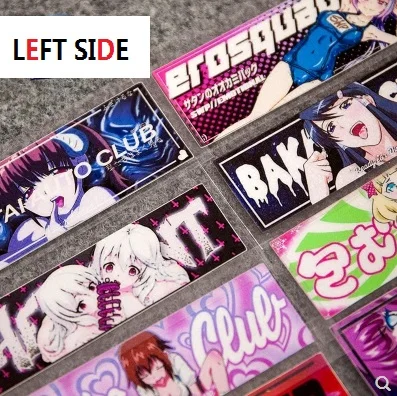 Левая сторона персональный DIY мультфильм аниме модифицированный автомобиль