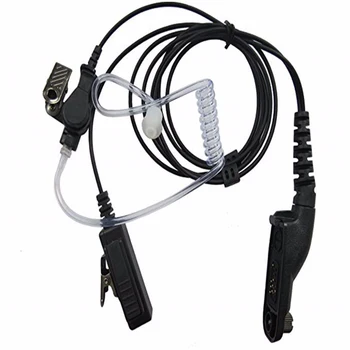 

Two-way Radio Intercom Air Tube Headset PTT Microphone Kits High Quality ABS MaterialSuitable For Motorola DP Series