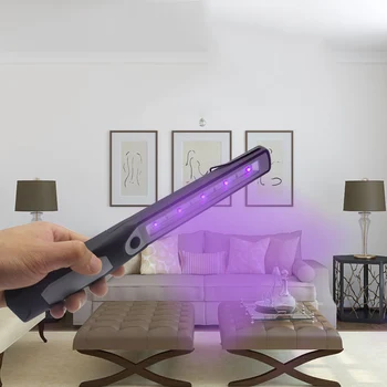 

UV Sterilization Rod Mobile Handheld Germicidal Lamp USB Charging Indoor UVC Sterilizing Violet Disinfection Lamp
