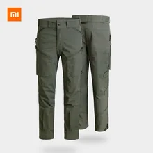 Xiaomi Youpin Военный стиль ветрозащитные функциональные брюки для мужчин с двойной регулировкой схема модные мужские брюки