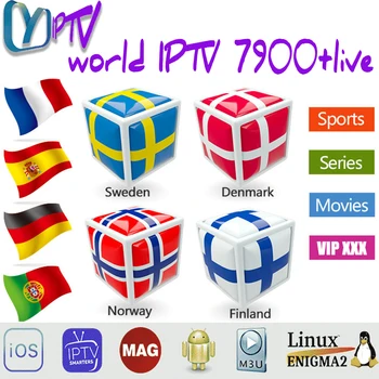 

Global Iptv 7900+Live Europefrench Dutch Spain Italy Uk Iptv Subscription Arabic Iptv Free Sports Android Tv Box Ssmart Tv Pc