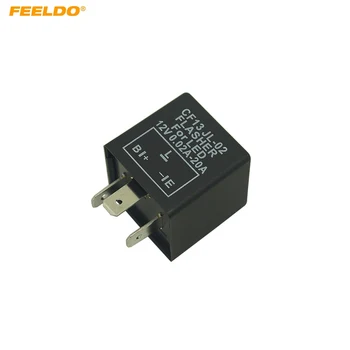 

FEELDO 10Pcs CF13 JL-02 motorcycle 3 pin Electronic LED Flasher Blinker Relay Fix Flasher for Japanese car LED Bulbs Indicators