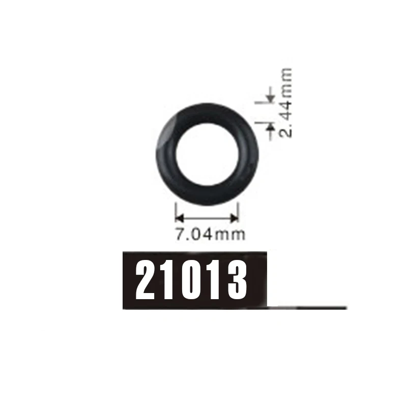 Уплотнительные кольца топливной форсунки FKM уплотнительное кольцо для автомобиля для топливной форсунки сервисный комплект 7,04x2,44 мм