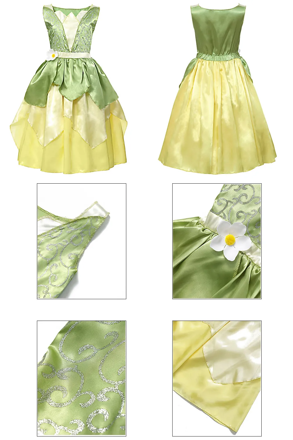 MUABABY Girl Elsa And Anna Fall Princess Coronation Dress Kids 2 Hccdad1af8fa242d9b5f959ab623259771