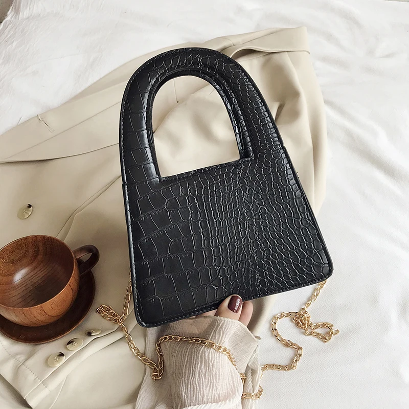 

OLSITTI Small Stone Pattern PU Leather Crossbody Bags For Women 2020 Fashion Chain Handbags Lady Shoulder Bag Simple Totes Bags