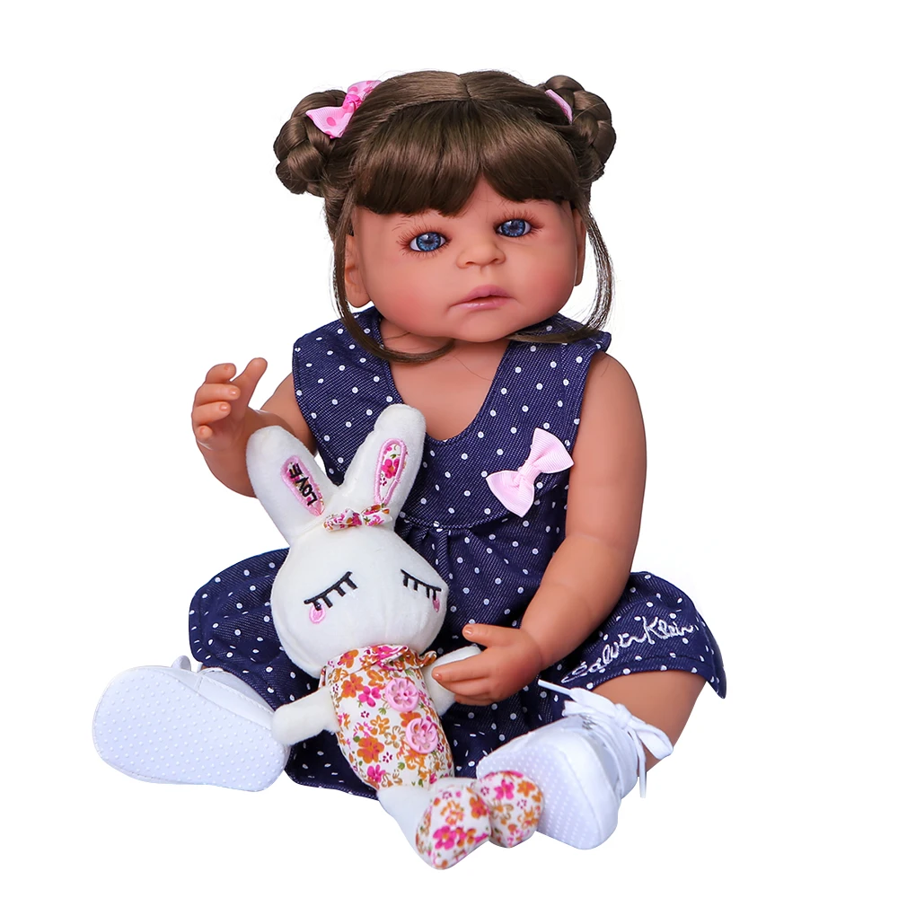 Кукла реборн силиконовая Реалистичная кукла на все тело подарок для малышей с