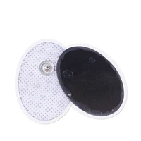 20/10pcs Electrode Pads TENS Unit Replacement Sticky Gel Pads Acupuncture Points Snap on Electrodes Pads 3*4.5CM  3.5 mm Plug 2