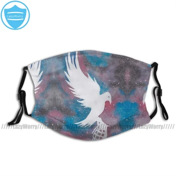 

Hollywood Undead Mouth Face Mask Dove And Grenade Galaxy Facial Mask Fashion Funny with 2 Filters for Adult