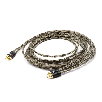 

HI-End Odin Silver Plated Signal Line RCA Interconnect Cable RCA to RCA Audio Cable Analogue Cable phono Cable HIFI