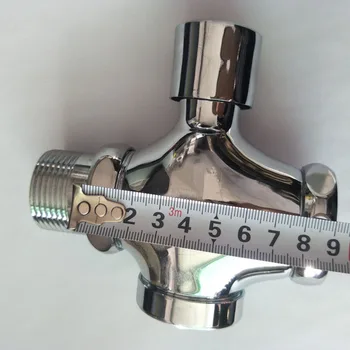 

Free shipping YUJIE ZHHY1097 pure copper hand-press household time-lapse flushing valve model small