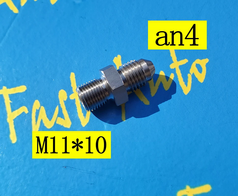 Штекер из нержавеющей стали m11 * 1 0 M11 для an4 4an 7/16unf ptfe tpfe тормозной шланг линия
