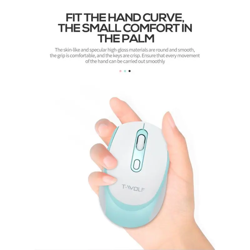 

Q16 Portable Wireless Mouse 2.4Ghz Notebook USB Cordless Optical Scroll Mice For PC Laptop Accessories