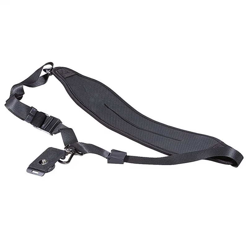 ABKT-Black DSLR Sport Quick Release Профессиональный нескользящий ремешок одноплечный ремешок для камеры
