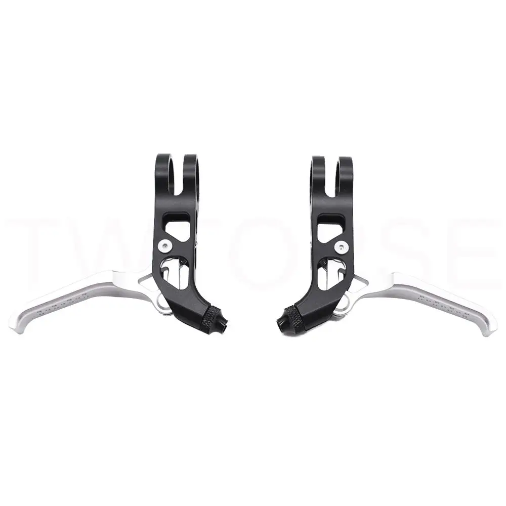 Silver Bike Brake TWTOPSE тормозной рычаг для складного велосипеда Brompton, 78 г, легкий v-образный тормоз с ЧПУ, велосипедные запчасти для шоссейного велосипеда, аксессуары, 1 пара - Цвет: Silver Bike Brake