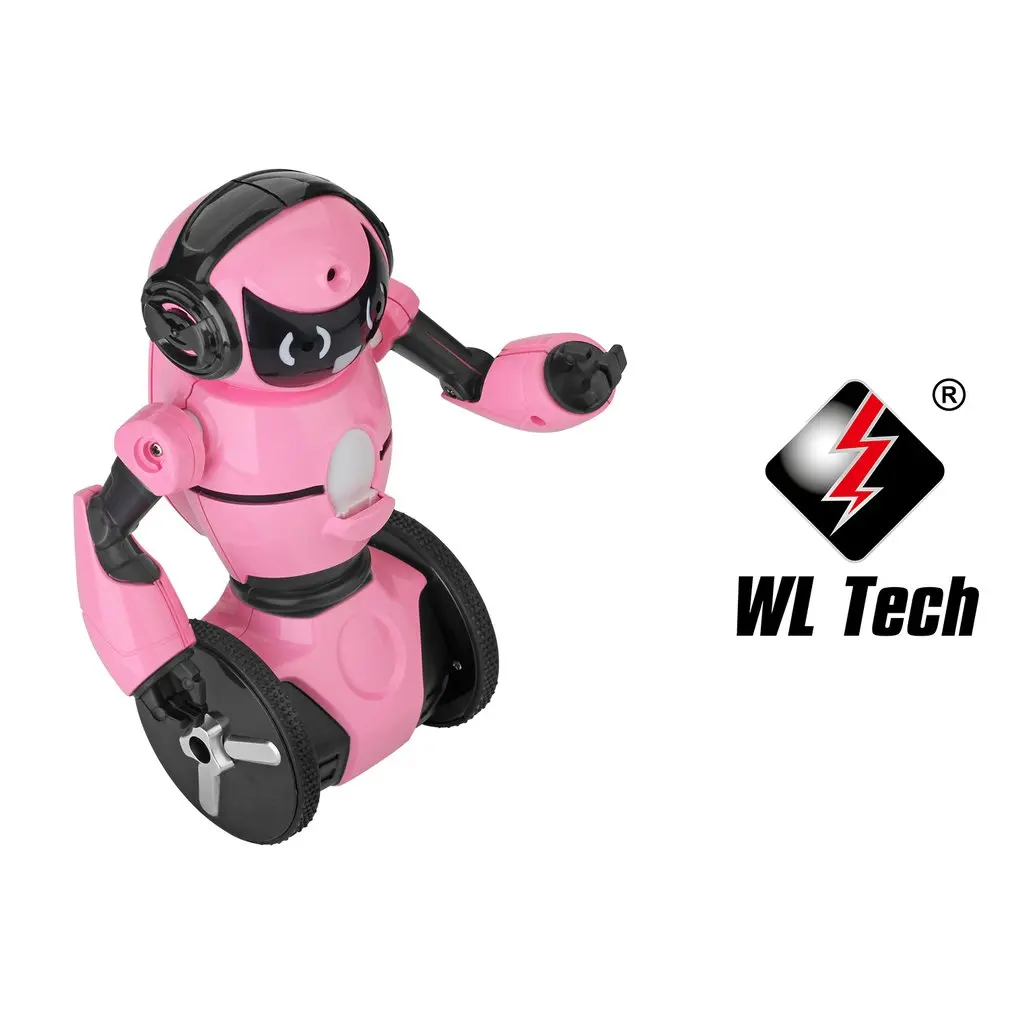 WLtoys F4 Camera Mini Robot Walk Music Dance Wifi Gesture G-Sensor Control Kids Toy Programming Obstacle Avoidance Two-Wheeled