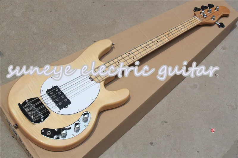 

Suneye Natural Wood Electric Bass Guitar 4 String Music Man Style Sting Ray 4 String Bass Guitar DIY Bass Guitar Kit Available