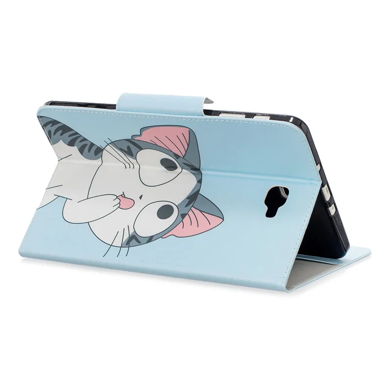 Wekays For Samsung Tab A6 10.1 Cartoon Unicorn Leather Case For Samsung Galaxy Tab A6 A 6 2016 10.1 T585 T580 T580N Cover Cases