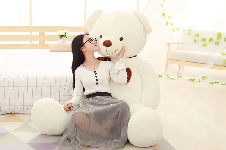 [Распродажа] милый плюшевый медведь игрушка Miss Bear 80 см кукла-обработка настраиваемый логотип рекрут агенты